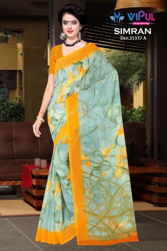 Vipul Simran 35337 A To D Surat saree manufacturers