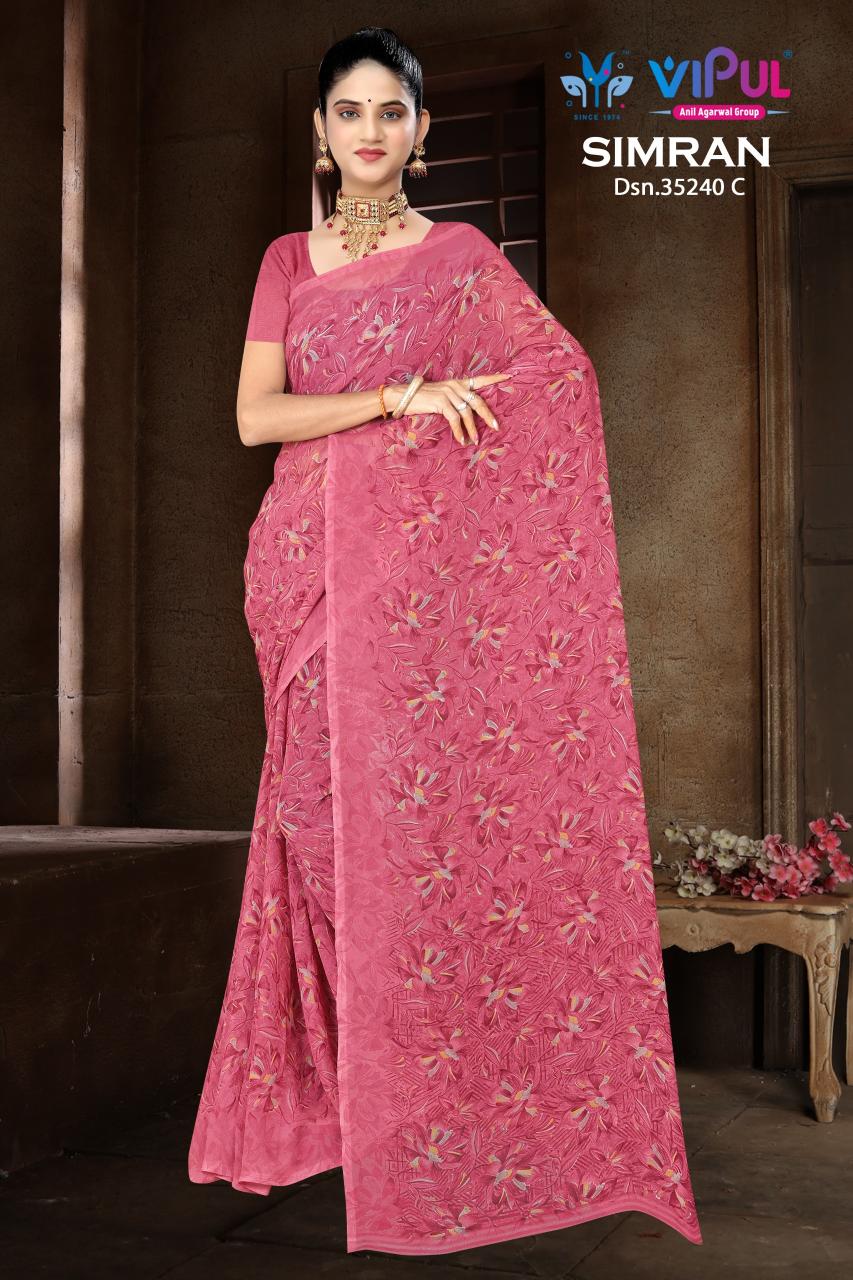 Vipul simran d.no 35240 wholesale sarees in chennai with price