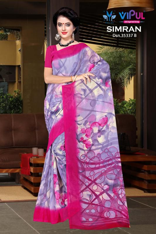 Vipul simran d no.35337 saree wholesale markets in surat 