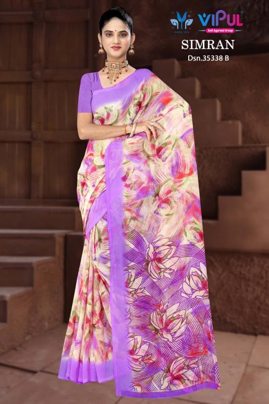 Vipul simran d.no.35338 wholesale sarees in usa