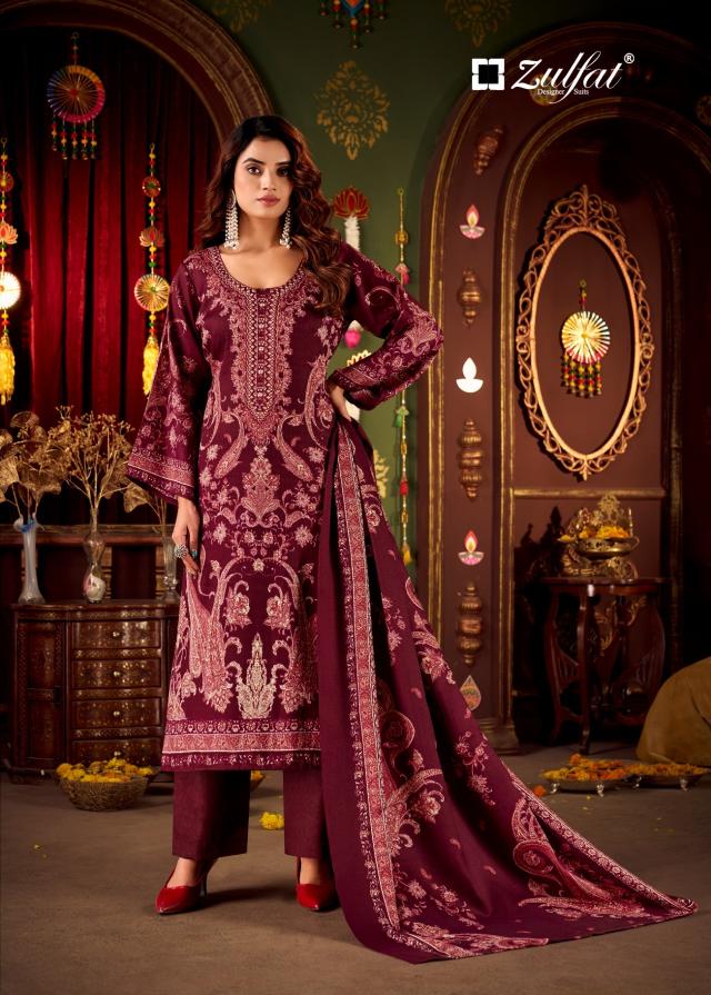Zulfat diwaniyat pashmina surat dress material wholesale market online