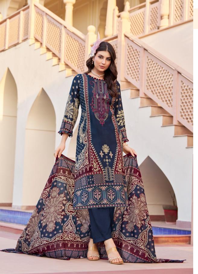 Zulfat sanam printed manufacturer and wholesaler of dress material from ludhiana