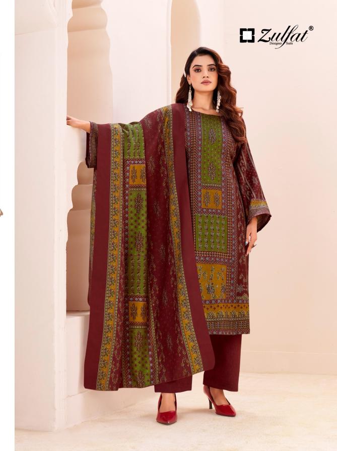 Zulfat toosh pashmina dress material wholesale