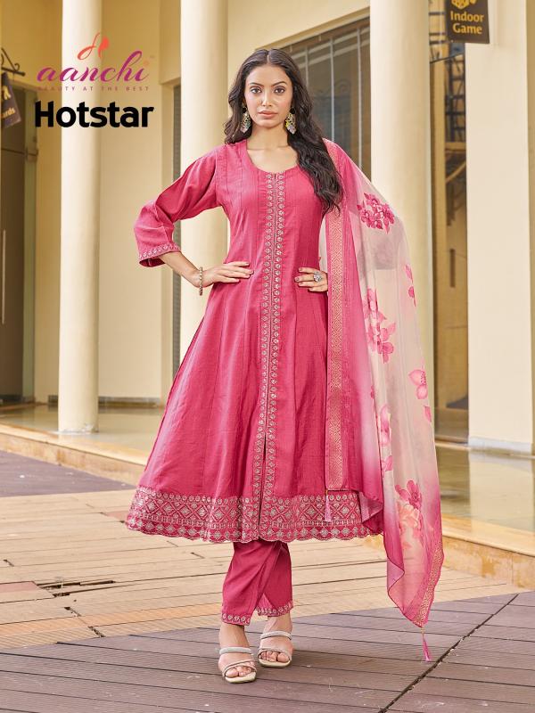Aanchi hotstar anarkali kurtis wholesale in surat