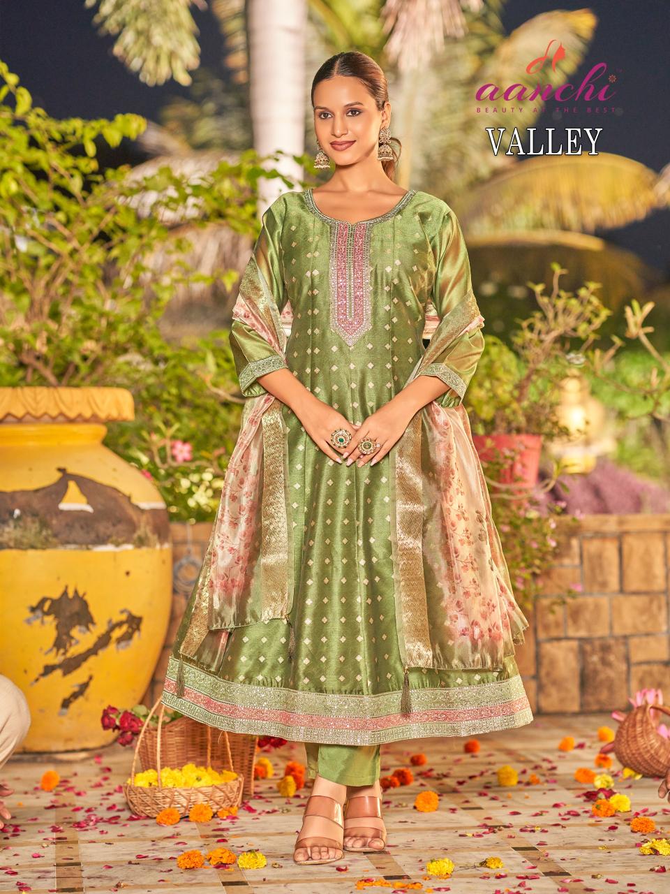 Aanchi valley anarkali fancy kurti wholesaler in pimpri