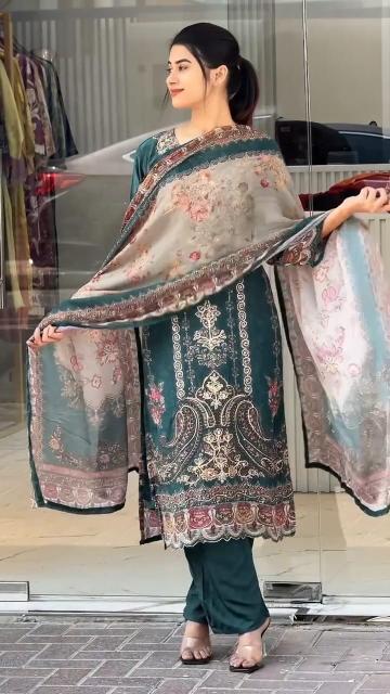 Adhya plus size pakistani designer lawn suits wholesale