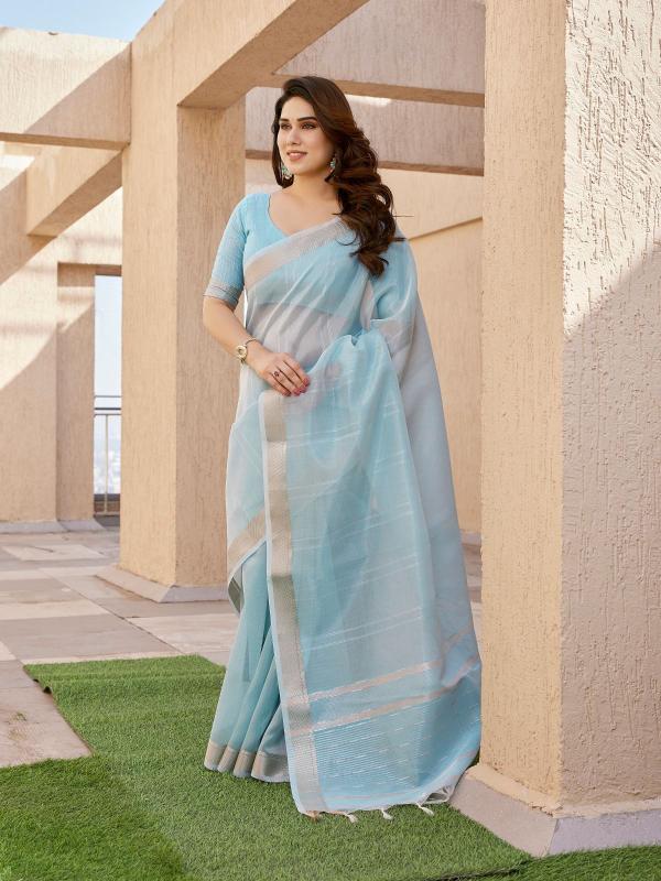 Akshara linen silk wholesale saree manufacturers in surat