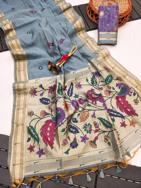 Akshara moga cotton paithani wholesale saree website