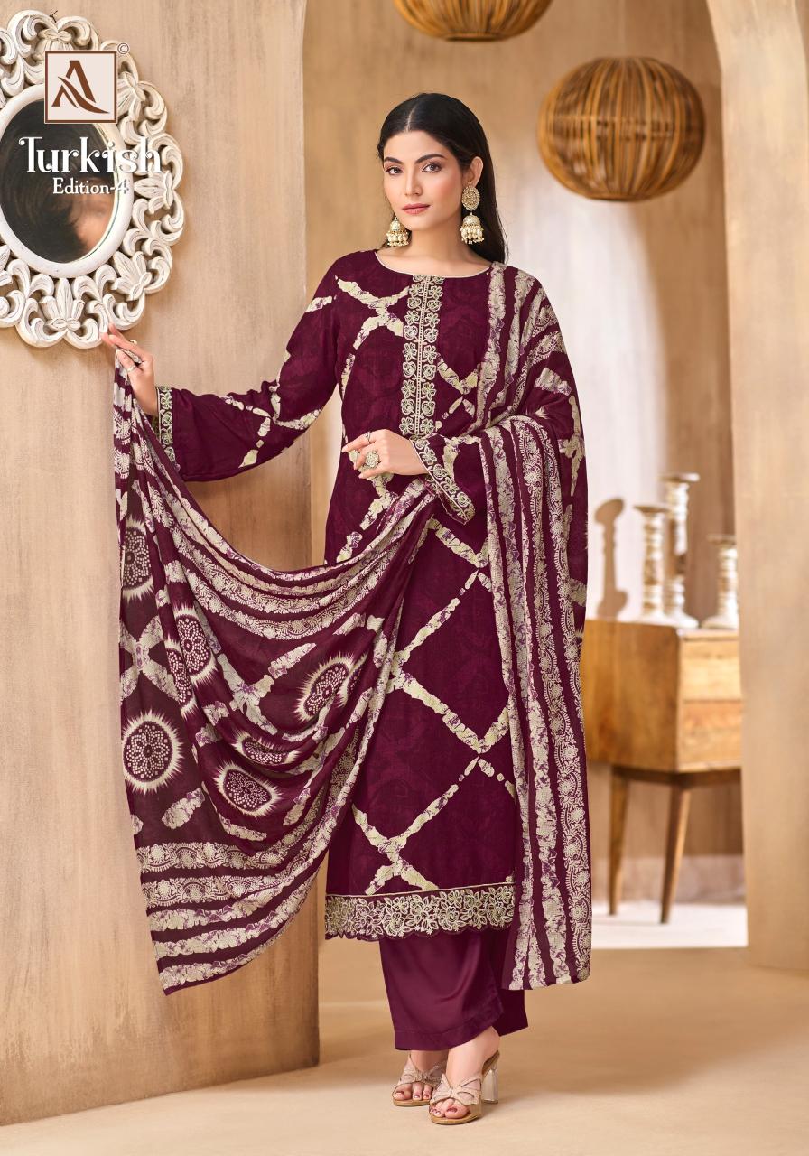 Alok suit turkish-4 wholesale market for dress material in bangalore