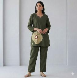 Ballika premium cotton cord set