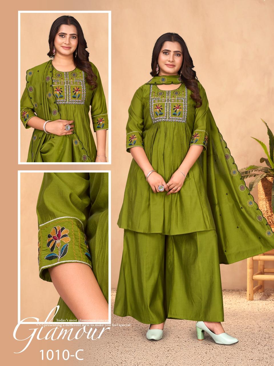 Bitto d.no1010-C plaza pear kurtis wholesale