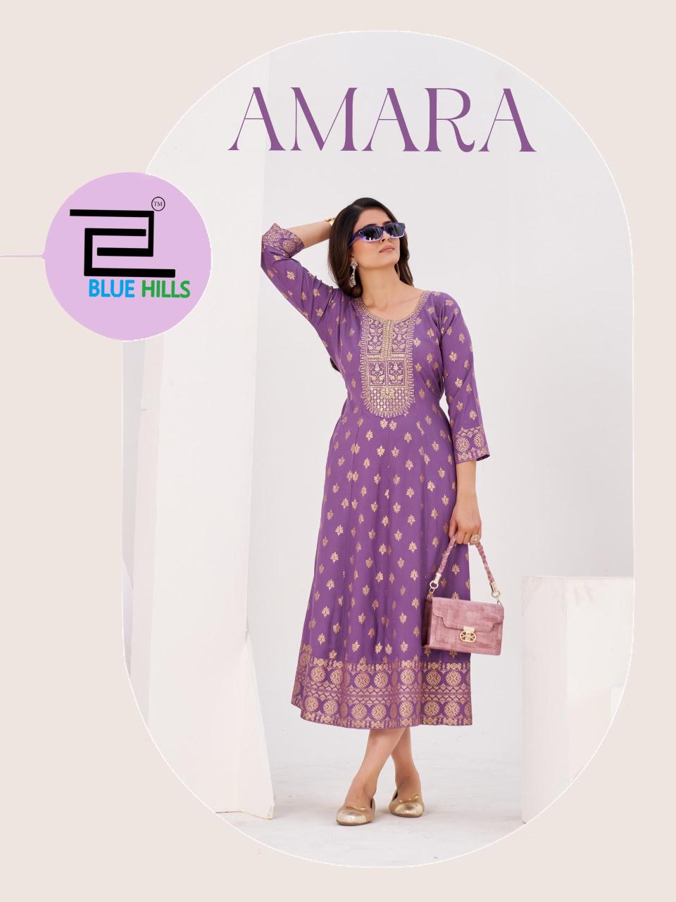 Blue hills amara anarkali gown indore wholesale kurti market