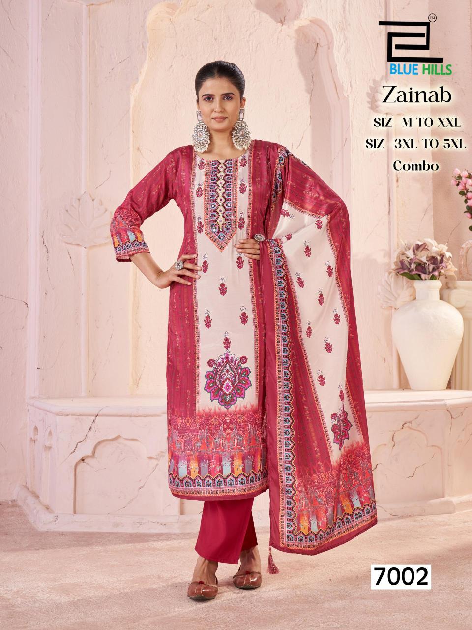 Blue hills zainab 3pcs kurtis wholesale market
