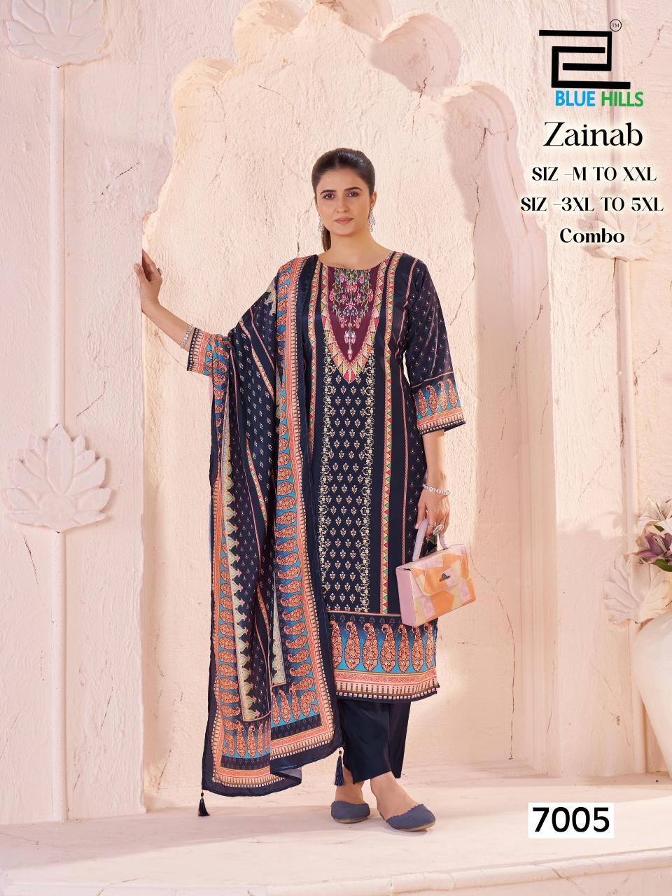 Blue hills zainab 3pcs kurtis wholesale online shopping