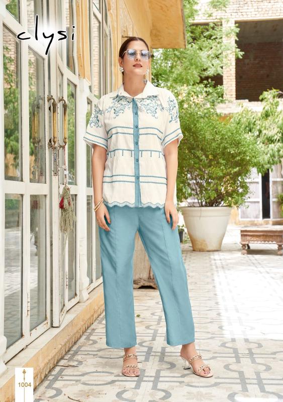 Clysi blizz cotton cord set for women wholesale