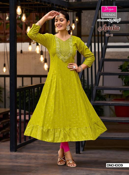 Diya trends aurelia vol 1 kurti wholesale delhi 
