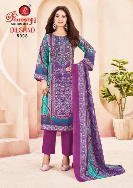 Ganeshji dilshad vol-5 karachi wholesale dress materials in mumbaywith price