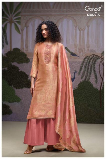 Ganga alana 4027 wholesale dress material online surat