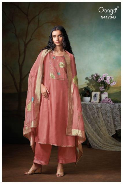 Ganga ciena 4173 wholesale dress material for business