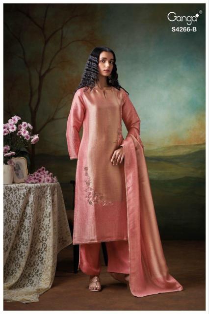 Ganga haniya 4266 wholesale dress materials dealers 