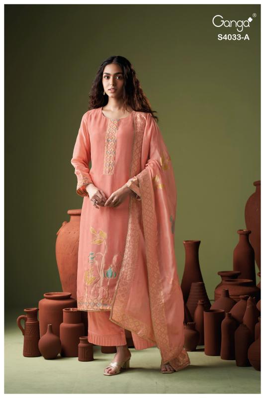 Ganga Irhaa 4033 Casual dress materials in Ahmedabad