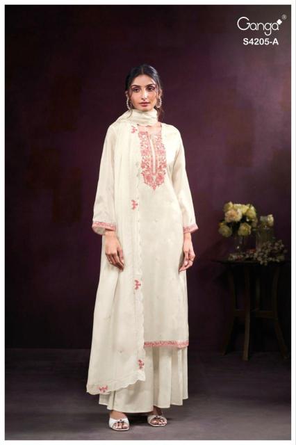 Ganga kaelyn 4205 wholesale dress materials online