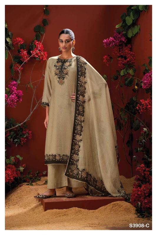 Ganga mystara 3908 wholesale dress materials for business