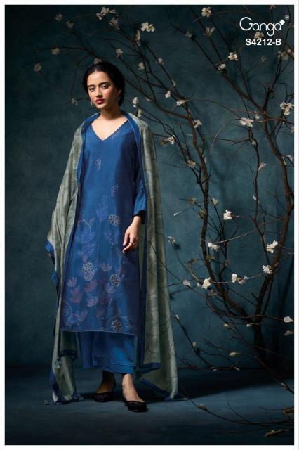Ganga nayra 4212 wholesale dress material vapi