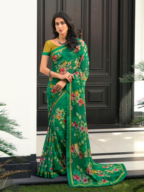 GC printed gujarat saree wholesale market