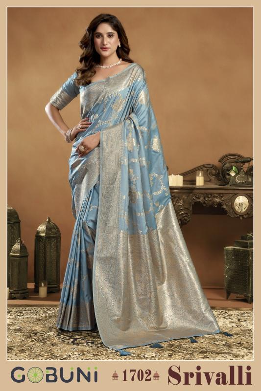 Gobuni srivalli silk saree from surat online