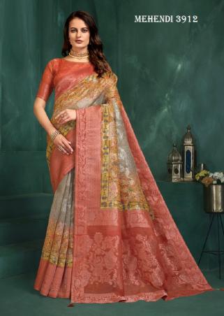 Hypnotex mehndi latest saree wholesale market for clothes in india