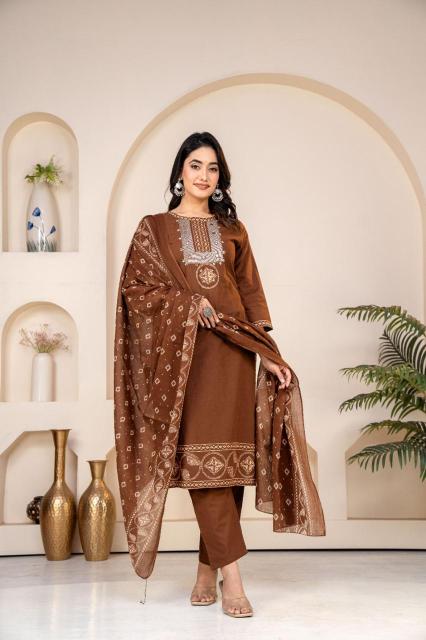 Janni cotton 3pcs wholesale kurti market