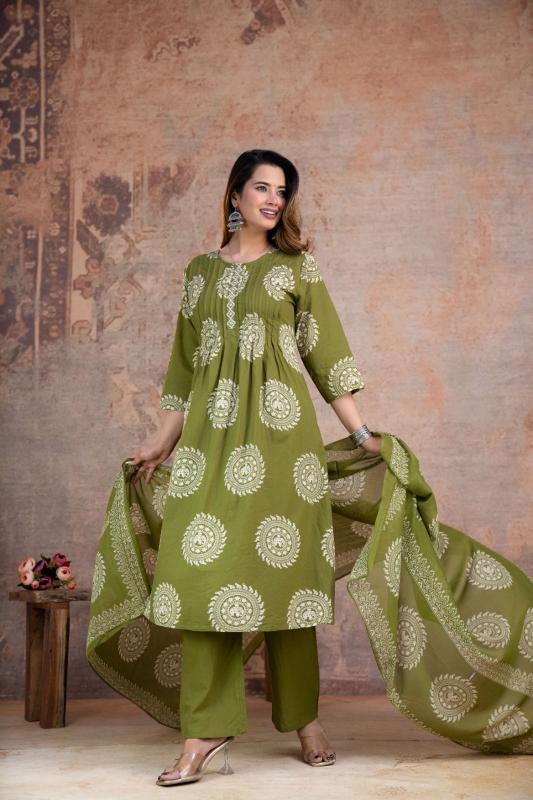 Janni indolady K3042 A-line kurti wholesale price