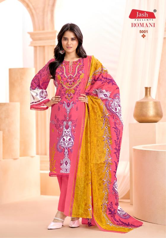 Jash Romani Vol 5 Ladies dress materials wholesalers in Ahmedabad
