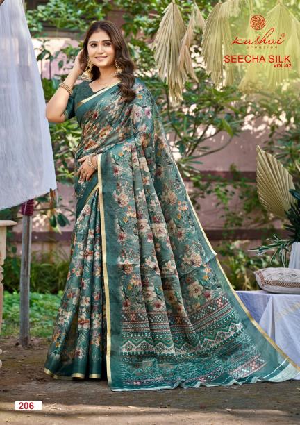 Kashvi seecha silk vol 2 wholesale saree market in surat with price