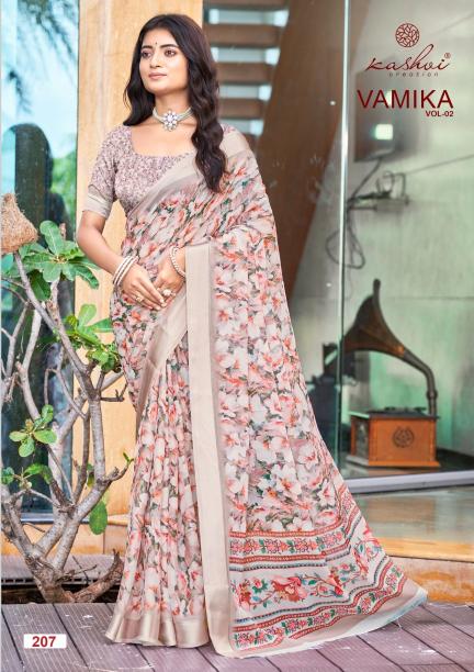 Kashvi vamika vol 2 printed surat saree hole wholesale market