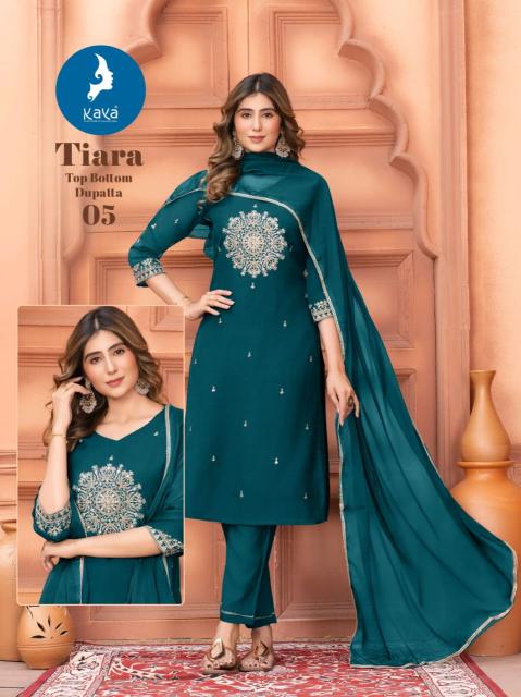 Kaya tiara 3pcs kurtis for wholesale