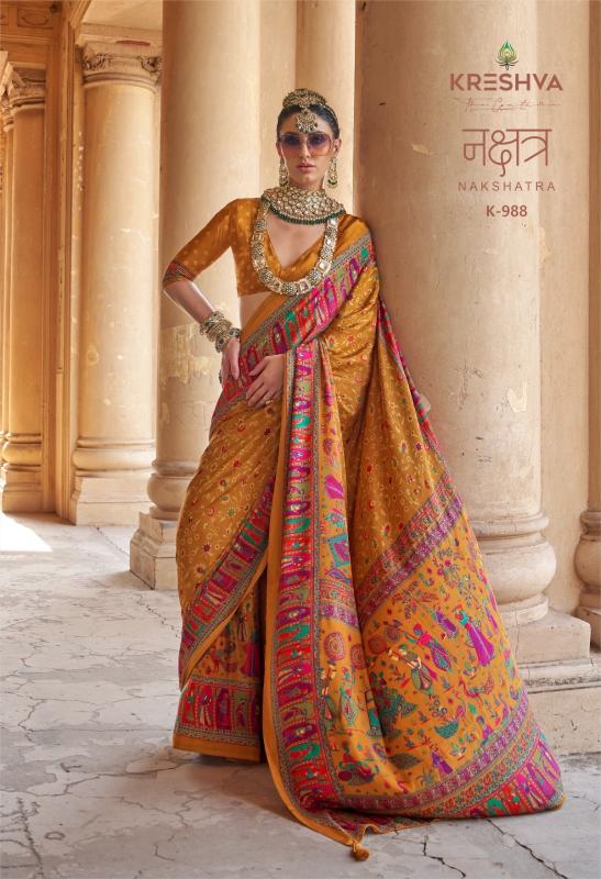 Kreshva nakshatra designer saree wholesale market in surat