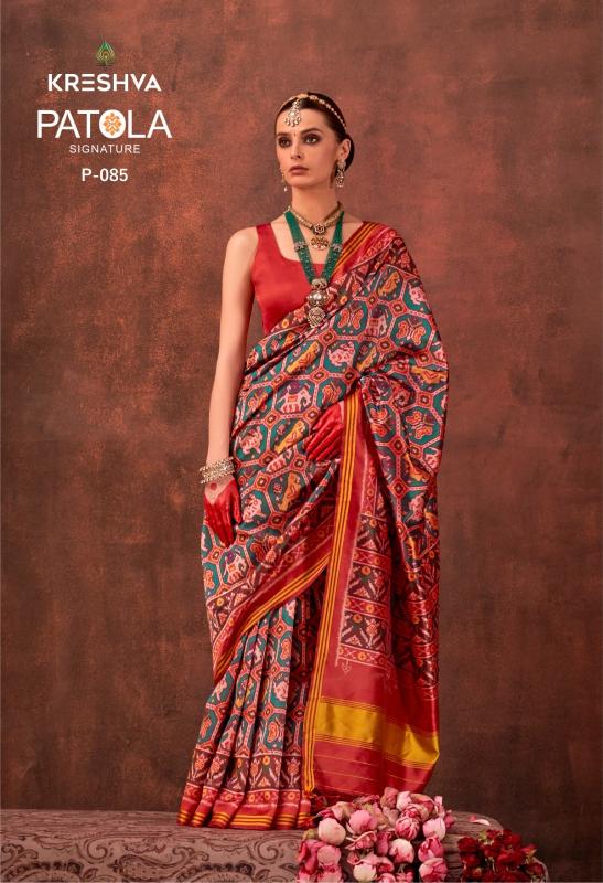 Kreshva patola signature print wholesale saree