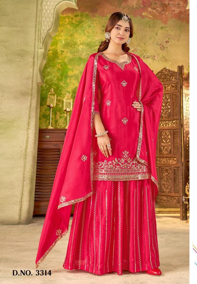 Ladies flavour d.no 3314 wholesaler of pakistani suits in srinagar