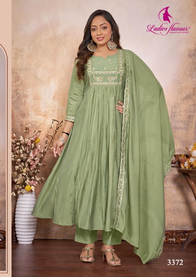 Ladies flavour d.no 3372 jodhpur wholesale kurti market