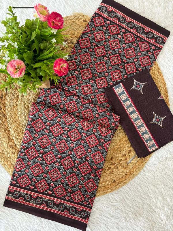 Lakhani kum kum cotton surat saree market wholesale price list 