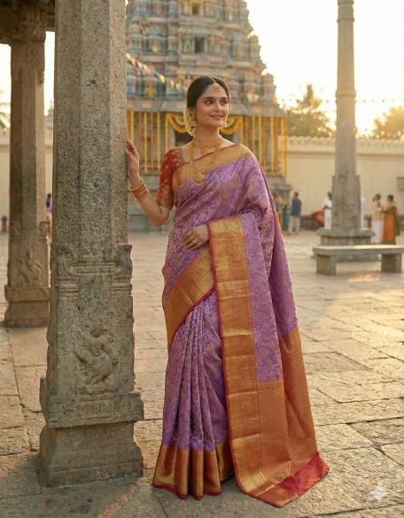 Malhar kanchipuram semi silk surat holsel kapda market price list