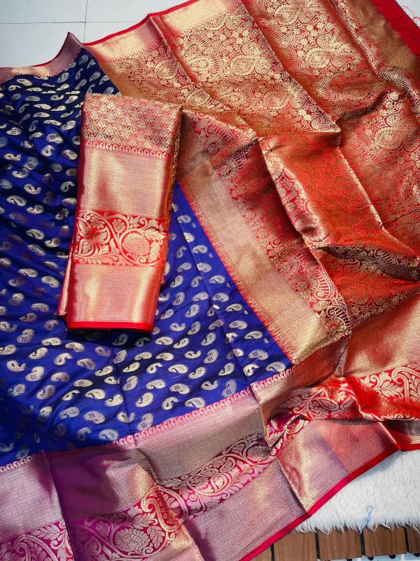 Malhar khushi-vol-5 kanchipuram katan silk b2b saree