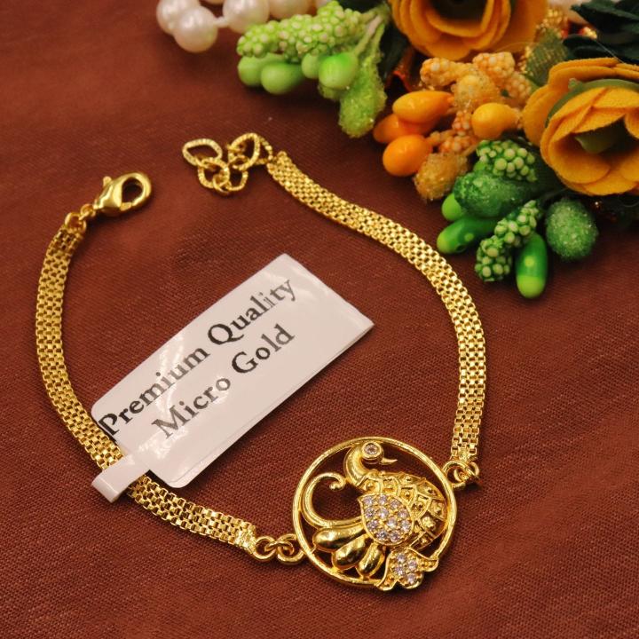 Micro gold AD Fancy bracelet 529 Imitation earrings wholesale in Gujarat