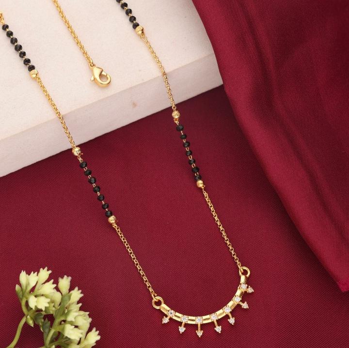 Micro gold polish manglsutra 1976 Imitation jewelry online store in Pune