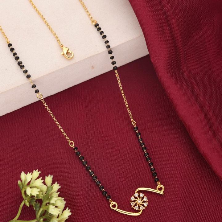 Micro gold polish manglsutra 1977 Ethnic imitation jewelry in Pune