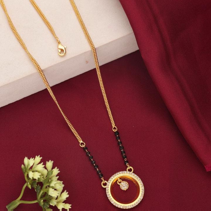 Micro gold polish manglsutra 1978 Handmade imitation jewelry in Pune