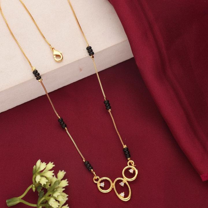 Micro gold polish manglsutra 1979 Imitation gold jewelry in Pune