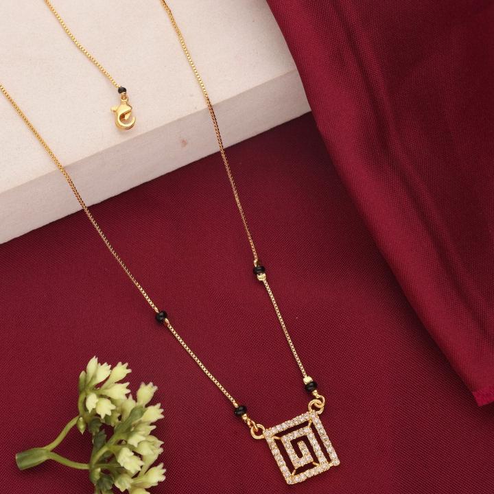 Micro gold polish manglsutra 1980 Bulk imitation jewelry in Pune